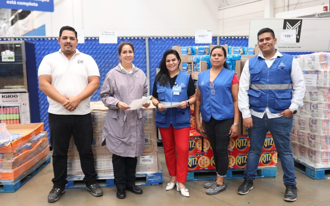 RECIBEN GOBIERNO DEL ESTADO Y DIF TAMAULIPAS DONATIVO DE SAM’S CLUB POR MÁS DE 163 MIL PESOS PARA COMUNIDADES AFECTADAS POR LAS LLUVIAS