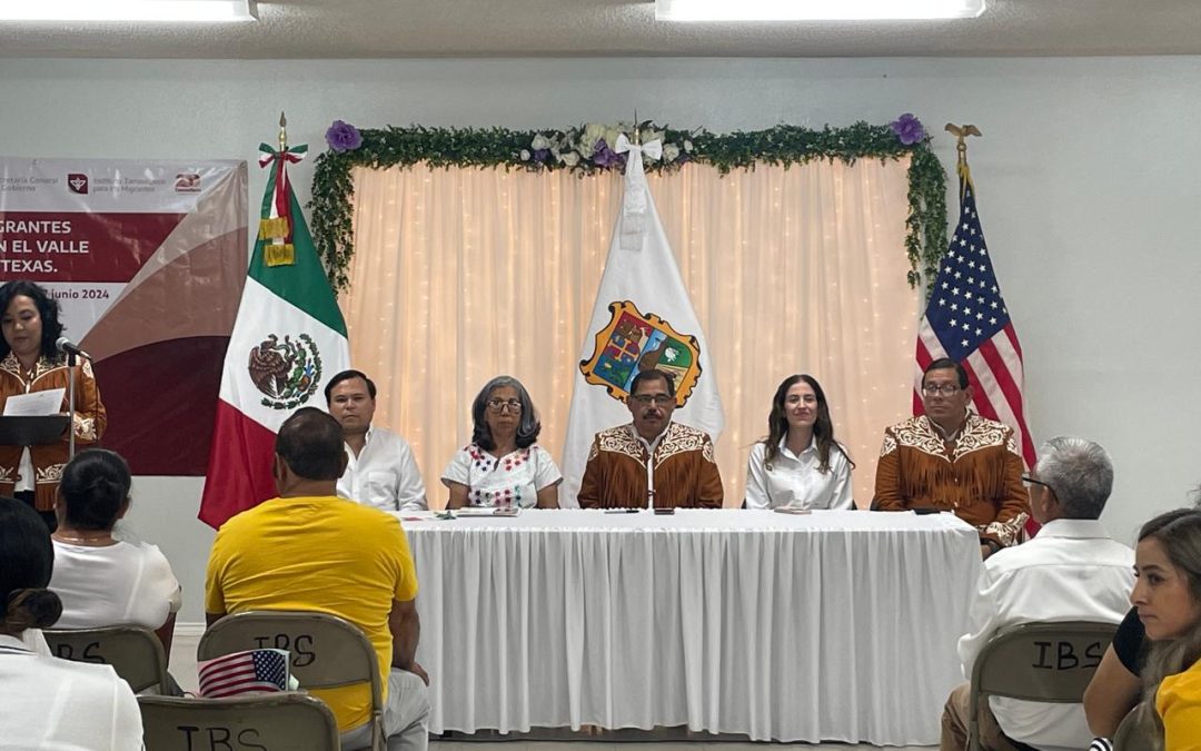 RESTABLECE ESTADO VÍNCULO CON LOS MIGRANTES TAMAULIPECOS EN EL VALLE DE TEXAS