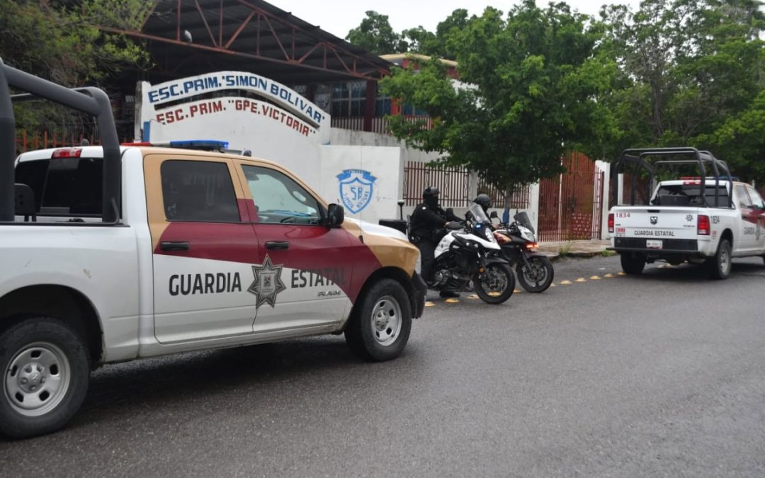 OPERATIVO ESCUELA SEGURA MANTENDRÁ VIGILANCIA EN PLANTELES DURANTE PERIODO VACACIONAL