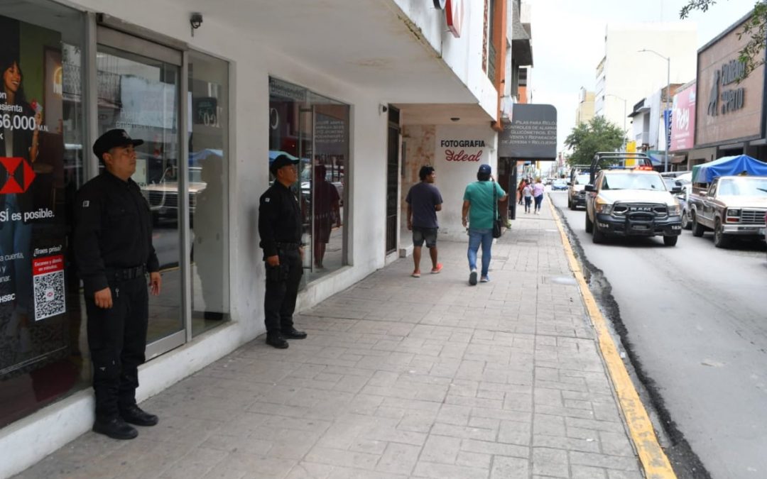 PROXIMIDAD DE LA GUARDIA ESTATAL EN BANCOS Y ZONAS PEATONALES PRESERVA SEGURIDAD EN VACACIONES