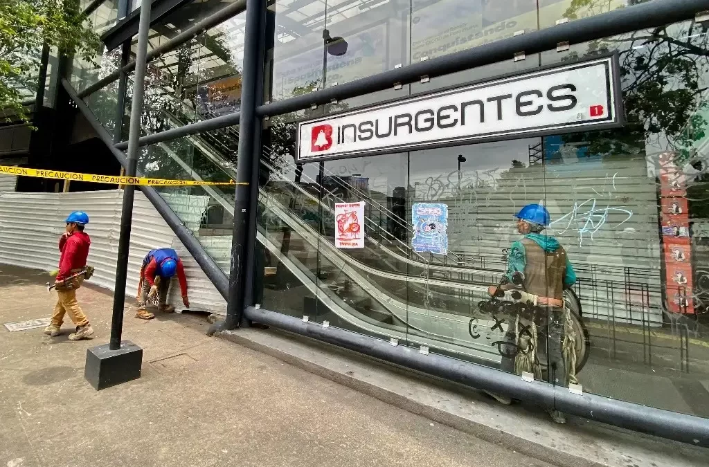 ‘Saneamiento social’ en glorieta Insurgentes