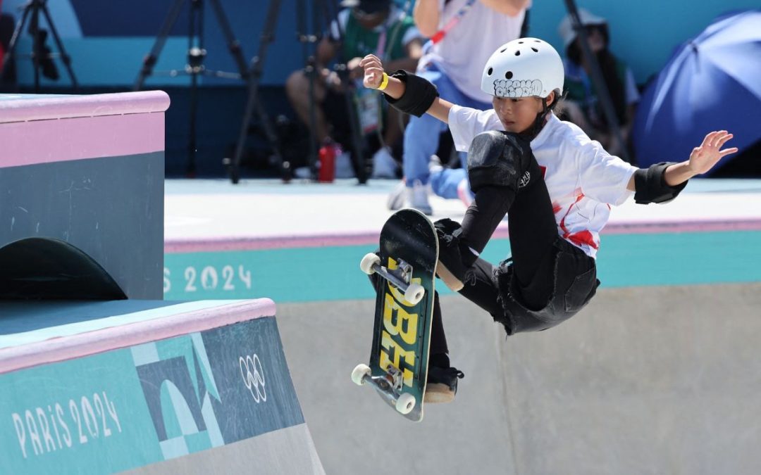 París 2024: Debuta en el skate la china Haohao Zheng, de 11 años y la más joven de los JO