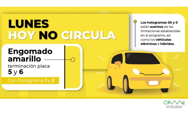 Hoy No Circula CDMX y Edomex: ¿Qué autos descansan este lunes 5 de agosto?