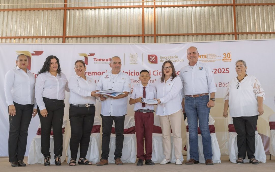 INAUGURA LUCÍA AIMÉ CICLO ESCOLAR 2024-2025 EN MIER