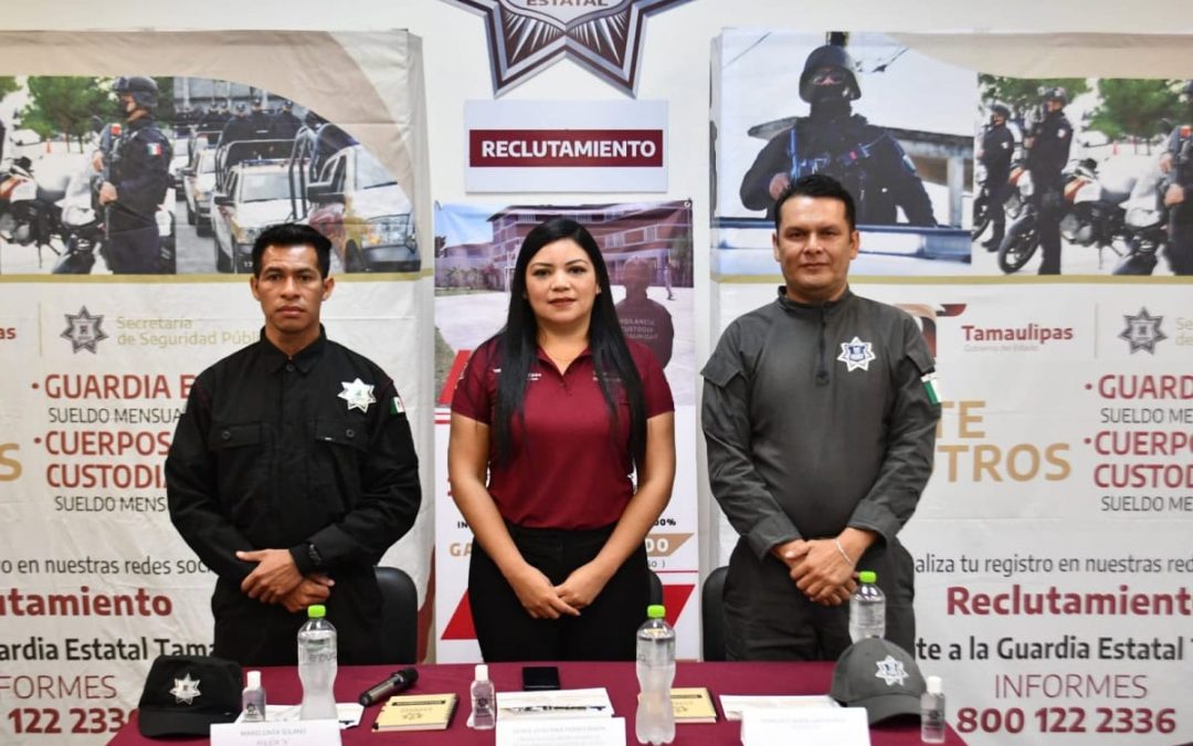 OFERTA SSPT MÁS DE 200 VACANTES PARA GUARDIA ESTATAL Y 50 PARA CUSTODIOS