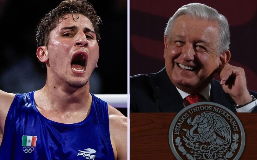 AMLO celebra que Marco Verde va por el oro: ‘En el caso del boxeo la violencia está permitida’