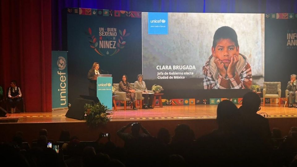 Clara Brugada: «pensar en los niños y las niñas es pensar en el futuro»