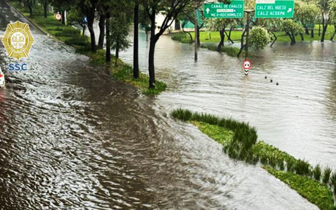 Fuertes lluvias desquician el sur de CDMX… Alerta Roja en tres alcaldías