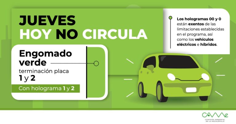 Hoy No Circula CDMX y Edomex: ¿Qué autos descansan este jueves 15 de agosto?