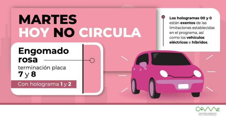 Hoy No Circula CDMX y Edomex: ¿Qué autos descansan este martes 13 de agosto?