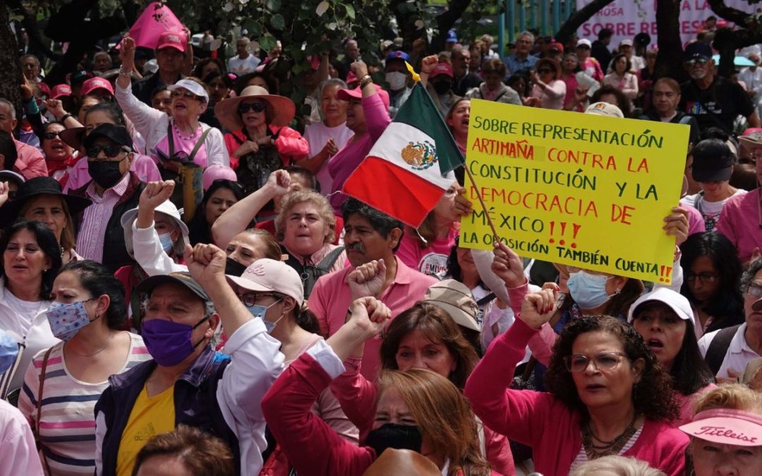 Marea Rosa denuncia ‘sobrerrepresentación’ de Morena y aliados en Congreso