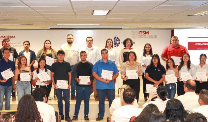 COMIENZA ACTIVIDADES INSTITUTO TECNOLÓGICO SUPERIOR DE EL MANTE CON RECONOCIMIENTO A ESTUDIANTES SOBRESALIENTES