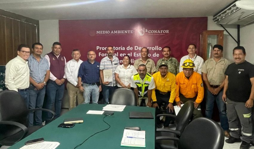 REALIZAN SEGUNDA REUNIÓN ORDINARIA DEL COMITÉ ESTATAL DE MANEJO DEL FUEGO