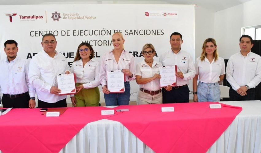 FIRMAN CONVENIO PARA CAPACITACIÓN LABORAL, ATENCIÓN PSICOLÓGICA Y JURÍDICA A MUJERES PRIVADAS DE LA LIBERTAD
