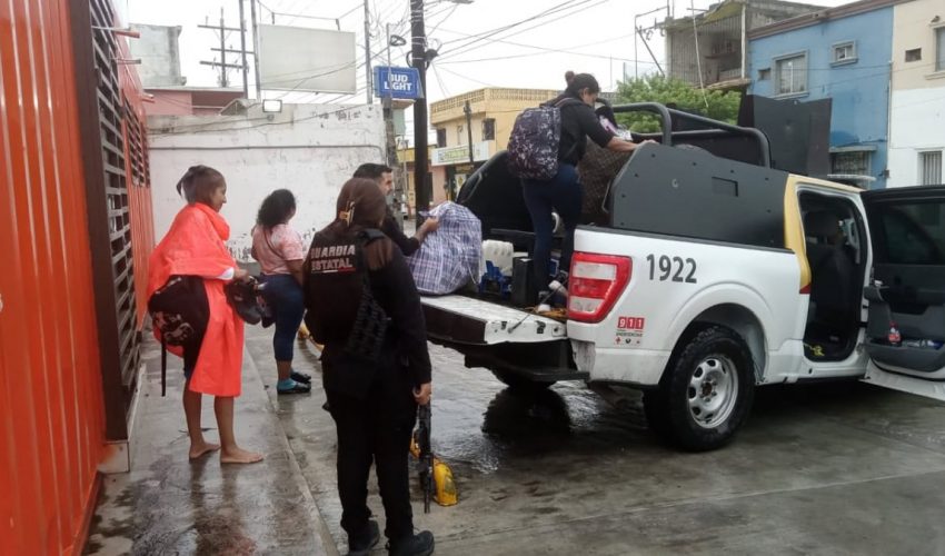 ACTIVA GUARDIA ESTATAL PLAN TAMAULIPAS EN MATAMOROS POR TORMENTA TROPICAL FRANCINE