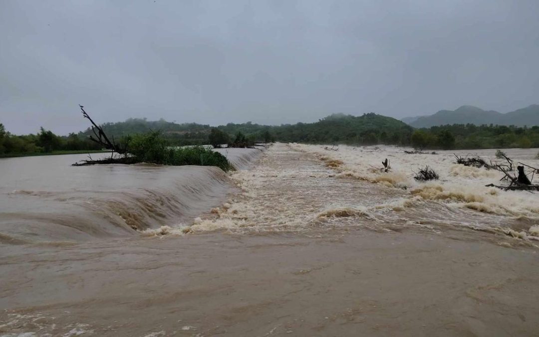 Encharcamiento, crecimiento de ríos, caída de árboles y daños menores dejó Jhon a su paso por Oaxaca