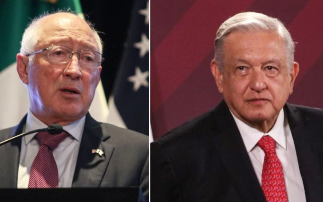 Ken Salazar desmiente a AMLO: Violencia en Sinaloa no es culpa de EU