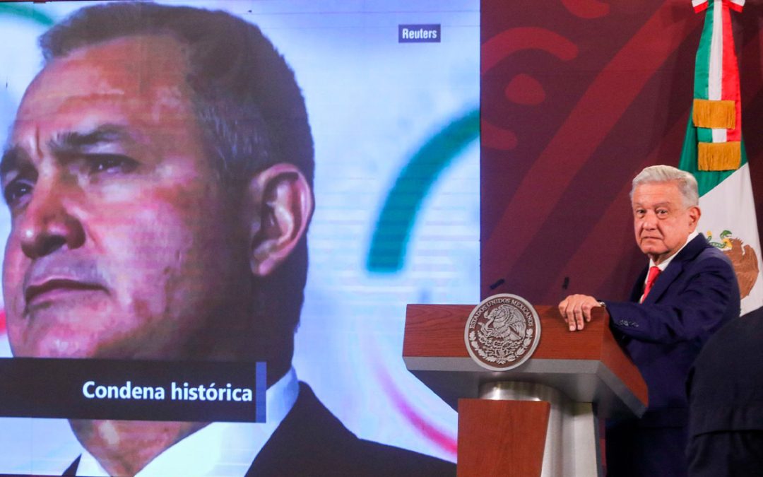 AMLO asegura que García Luna ya ‘aceptó su culpabilidad’ por vínculos con el narco