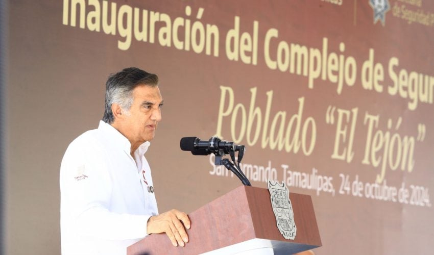 Inaugura Américo nuevo Complejo de Seguridad Pública en San Fernando