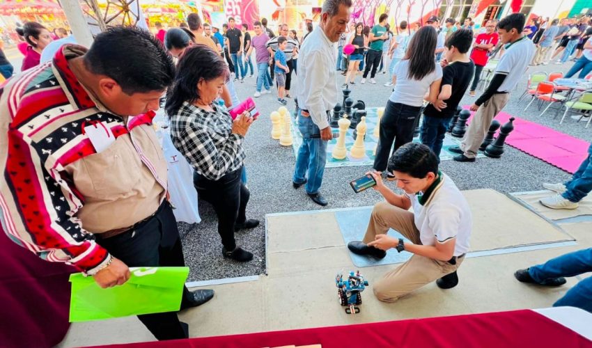 Presenta CONALEP oferta educativa y exhibiciones tecnológicas en la Feria Tamaulipas 2024