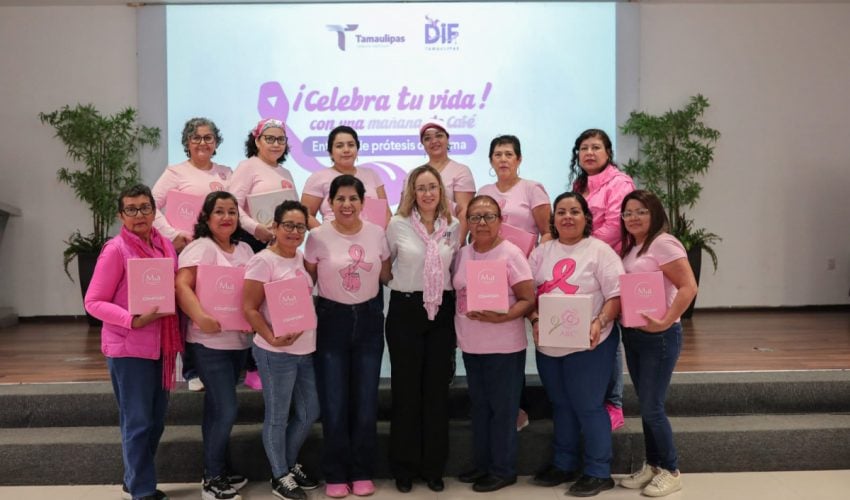 Continúa DIF Tamaulipas apoyando la lucha contra el cáncer de mama