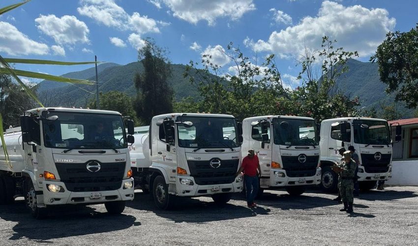 Envía Tamaulipas camiones cisterna en apoyo a Guerrero tras paso del huracán John