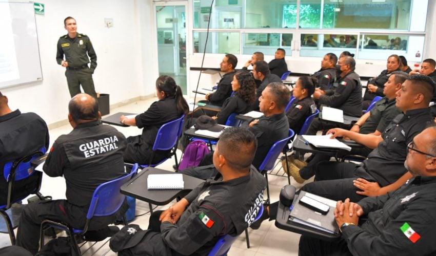 Recibe Guardia Estatal capacitación internacional de inteligencia y contrainteligencia