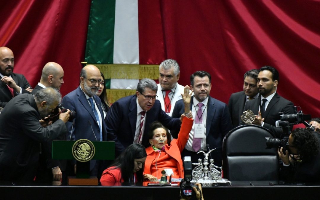 Morena, PT y Verde celebran logró histórico de la primera presidenta de México y ‘apoyo abrumador’ a la 4T