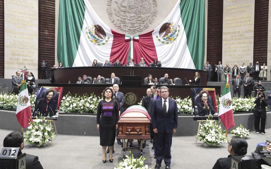 El Congreso de la Unión despide a Ifigenia Martínez en San Lázaro