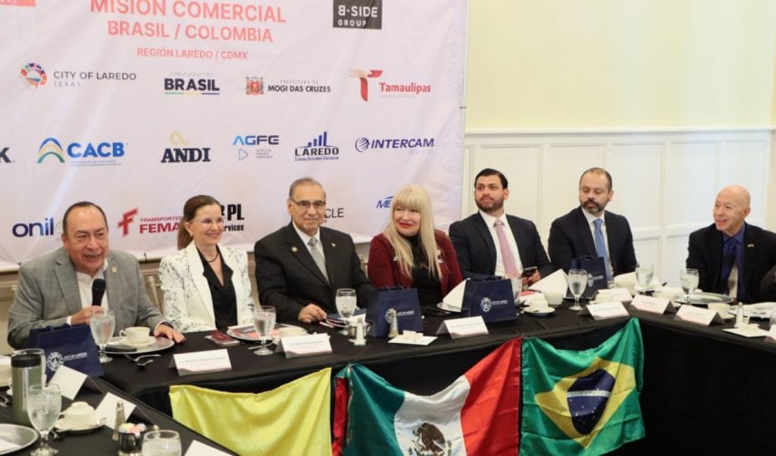 Refuerza Tamaulipas lazos comerciales con Brasil y Colombia