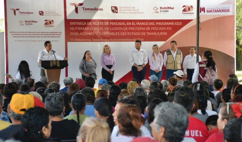 Con el programa Nutrimar-Común, se avanza hacia la seguridad alimentaria de Tamaulipas