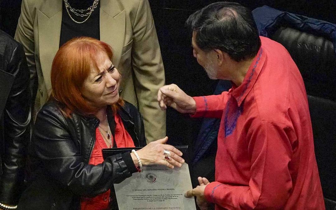 Defensores de derechos humanos lamentan reelección de Piedra en CNDH; denuncian expulsión del Senado