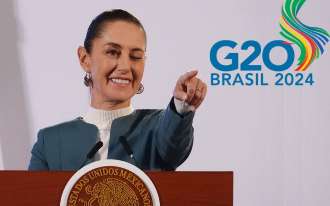 Sheinbaum afirma que el G20 «recibió bien» su plan de redirigir 1% del gasto armamentista