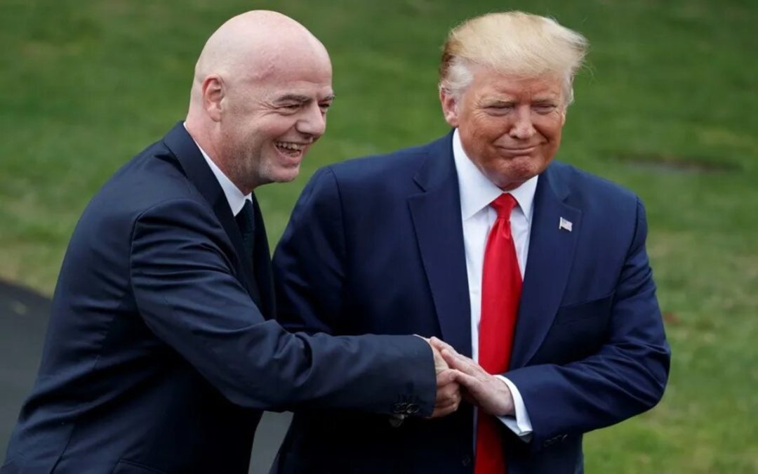 Agradece Infantino apoyo de Trump a la Copa del Mundo 2026