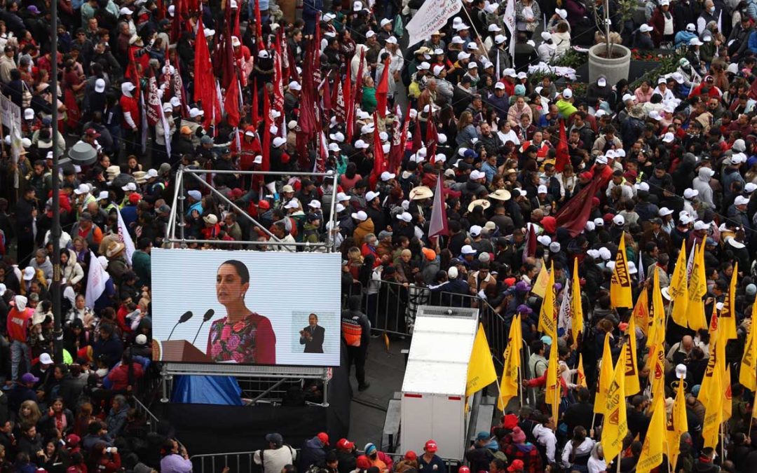 Detienen a 14 personas por robo de celulares y carteras durante informe de Sheinbaum