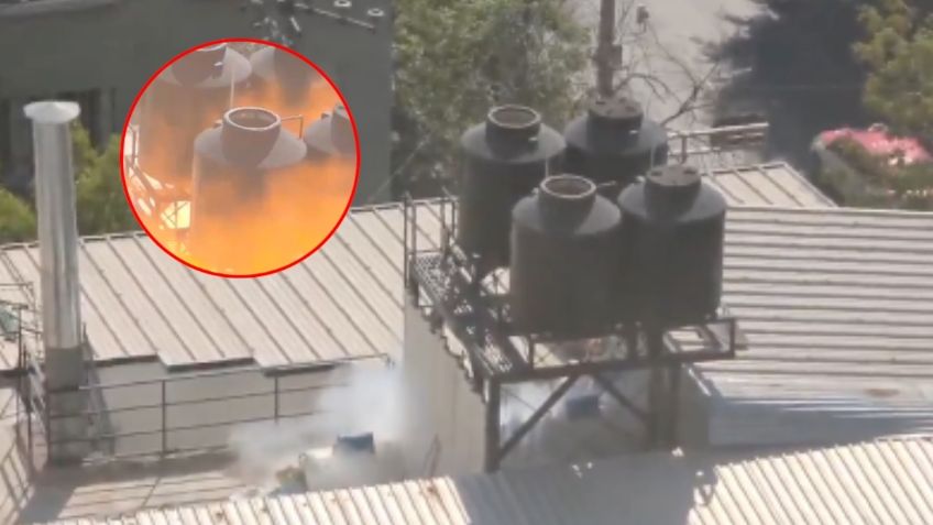 Momento exacto de la EXPLOSIÓN por acumulación de gas en La Condesa