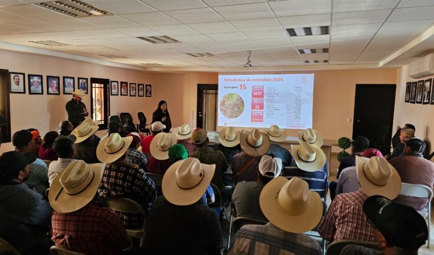 Capacitan a delegados municipales sobre prevención de incendios forestales