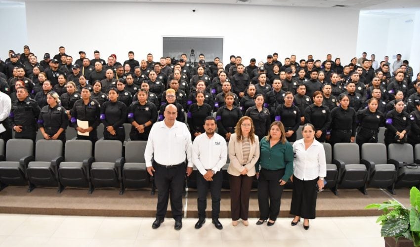 Recibe Guardia Estatal capacitación como primer respondiente en casos de violencia familiar y de género