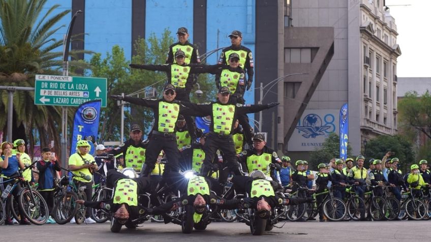 Realizan la primera rodada “pedaleando con tránsito” en la CDMX