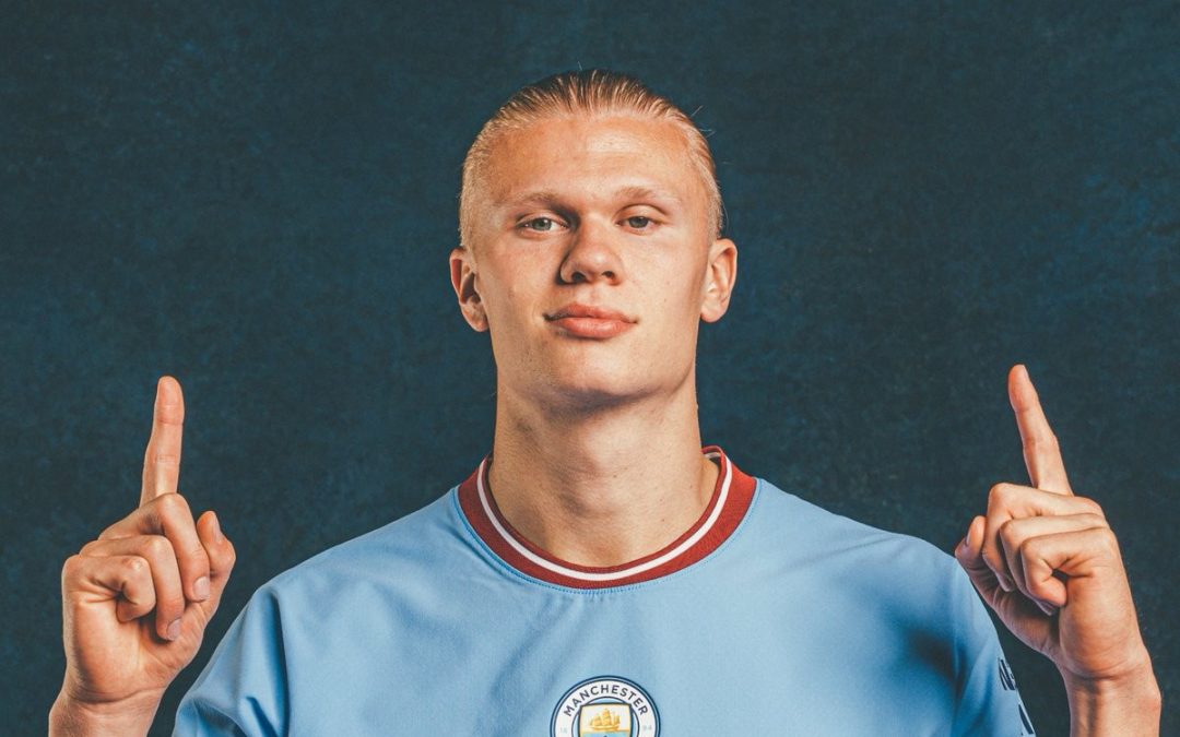 Mascota del Manchester City acusa a Haaland de agredirla