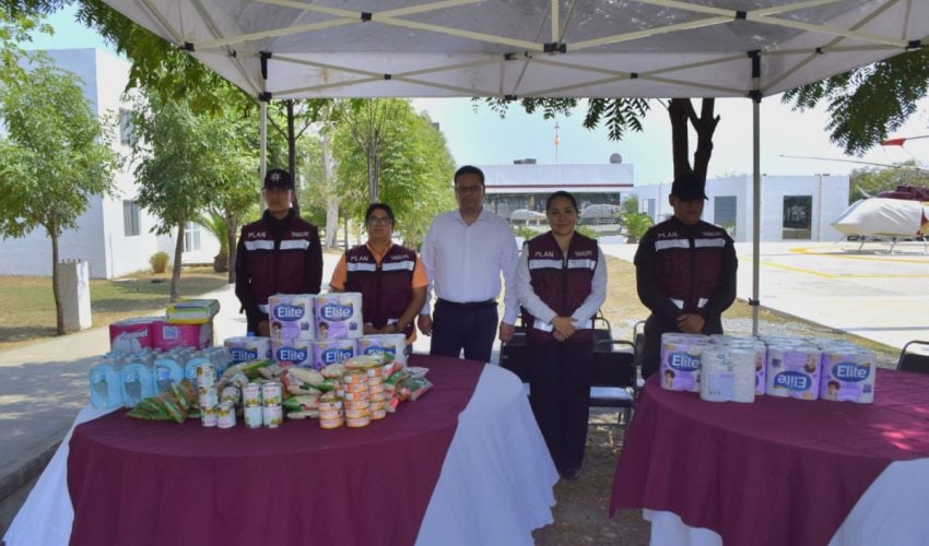 Se suma SSPT con donativos para población afectada por inundaciones en la frontera