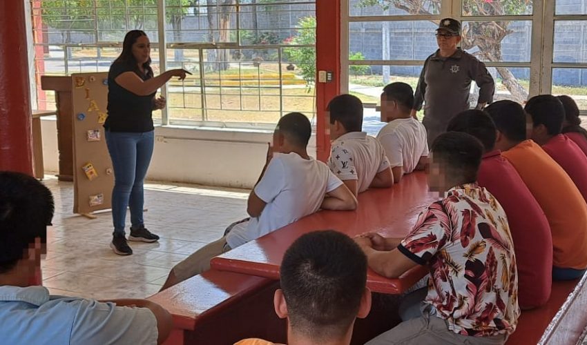SSPT orienta a adolescentes en internamiento para prevenir enfermedades crónico degenerativas