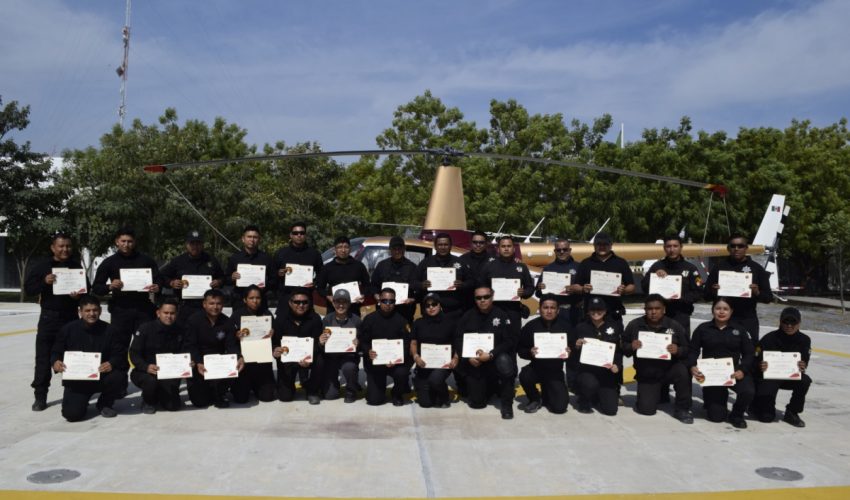 Concluye Guardia Estatal décimo bloque del Curso de Medicina Táctica Policial