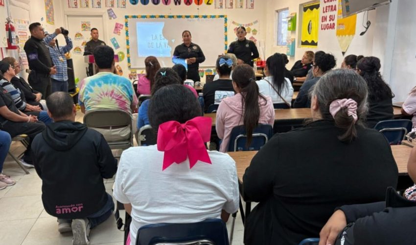 Imparte Guardia Estatal de Género taller preventivo en Matamoros