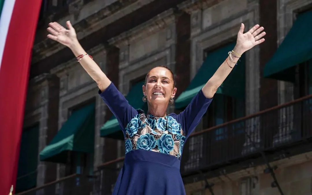 Sheinbaum con ‘los pies en la tierra’ tras figurar en la lista de los 100 de TIME