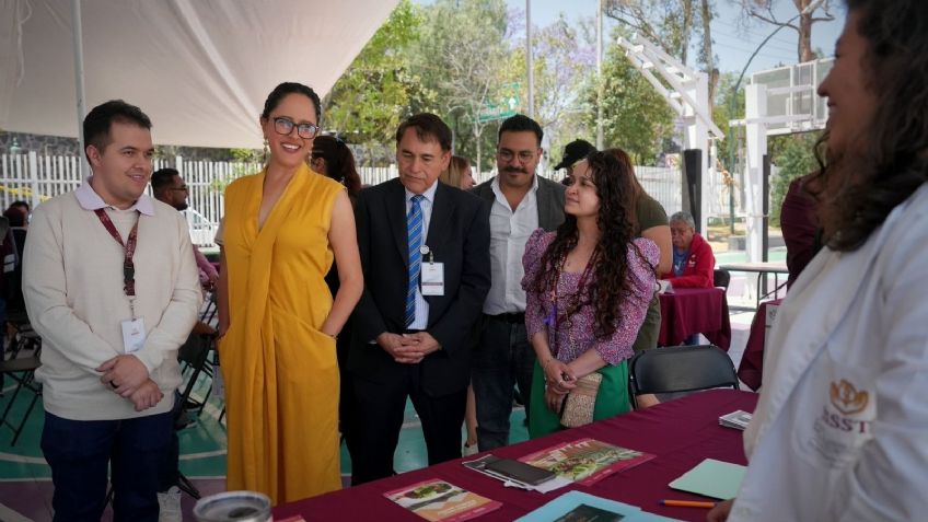 Alcaldía Tlalpan e ISSSTE inauguran feria de prestaciones laborales