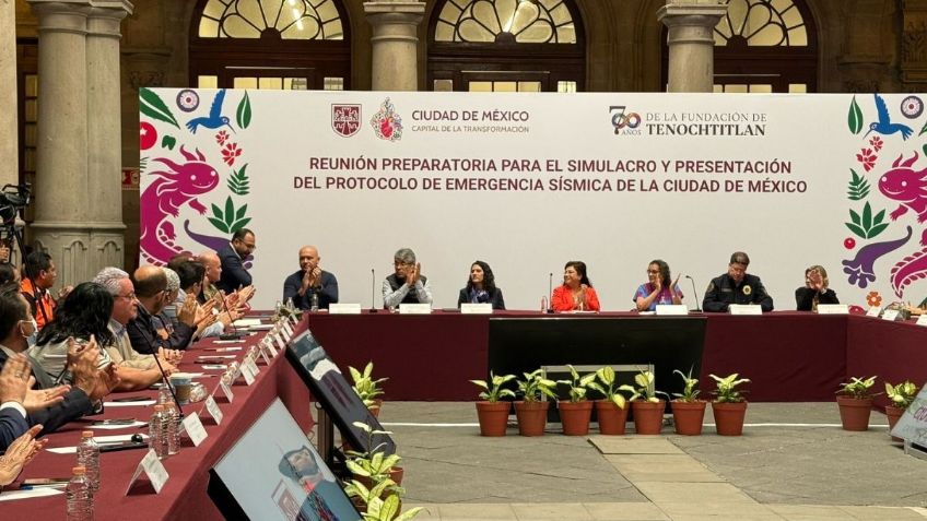 Clara Brugada presenta protocolo de emergencia sísmica para la CDMX