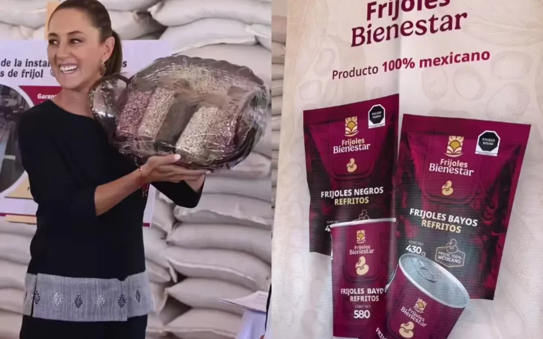Ahora gobierno venderá Frijol del Bienestar, anuncia Sheinbaum