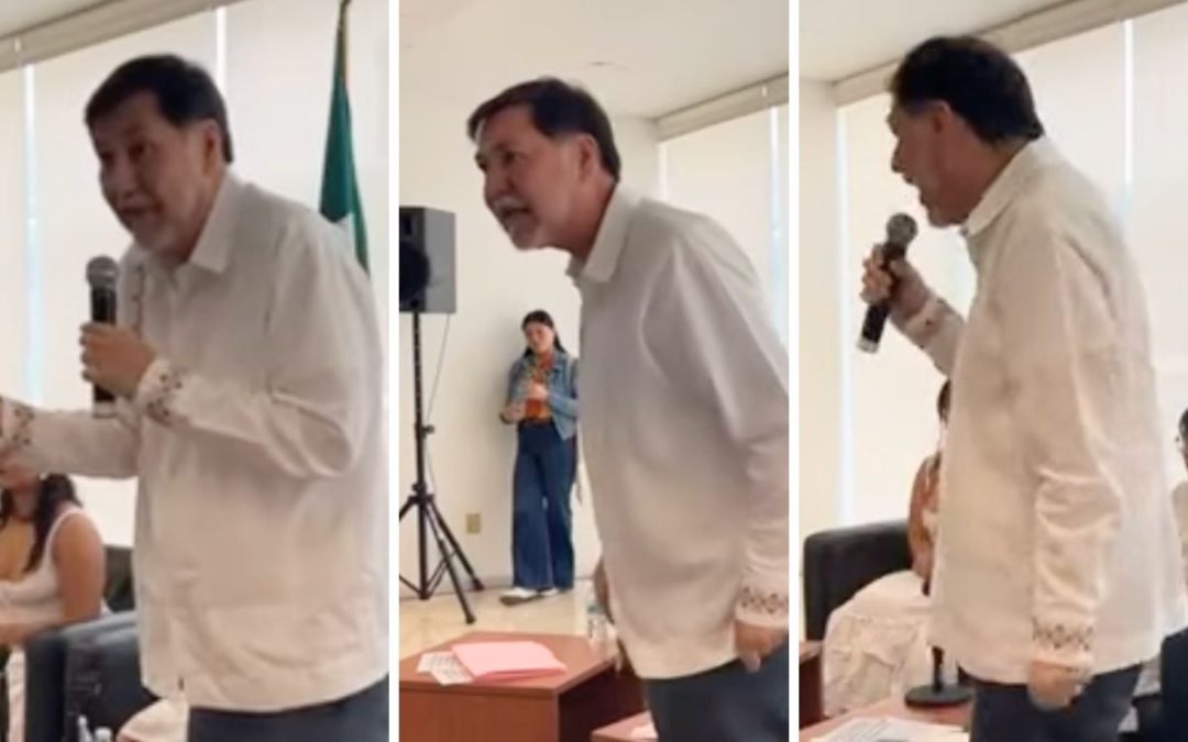 Increpan a Noroña y él insiste: ‘de los 200 zapatos, no hay un solo nombre’