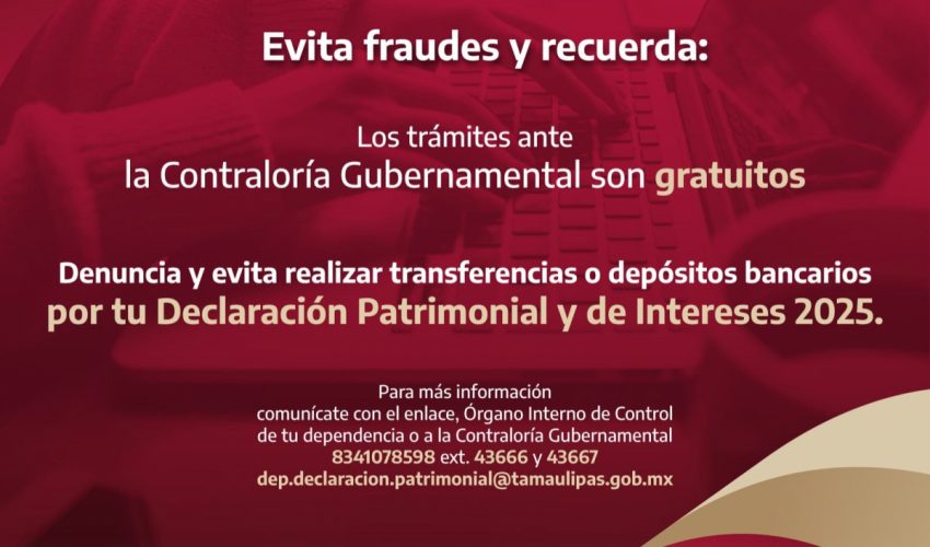 Más de mil personas servidoras públicas realizan su declaración patrimonial desde el día primero de mayo